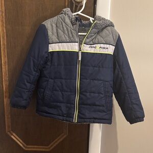 ZeroXposur Blue and Gray Quilted Jacket